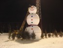 Снеговик на площадке Экспо-центра 2012г.