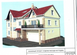 Фасад дома по проекту